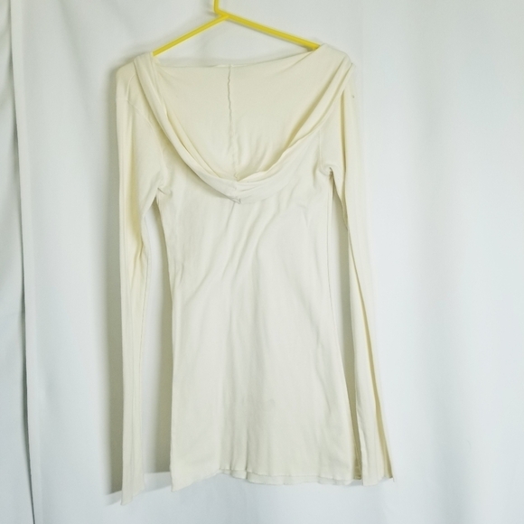 Michael stars think t shirt like hoodie‎ with kangaroo pouch long sleeve  OSFM - Picture 5 of 10